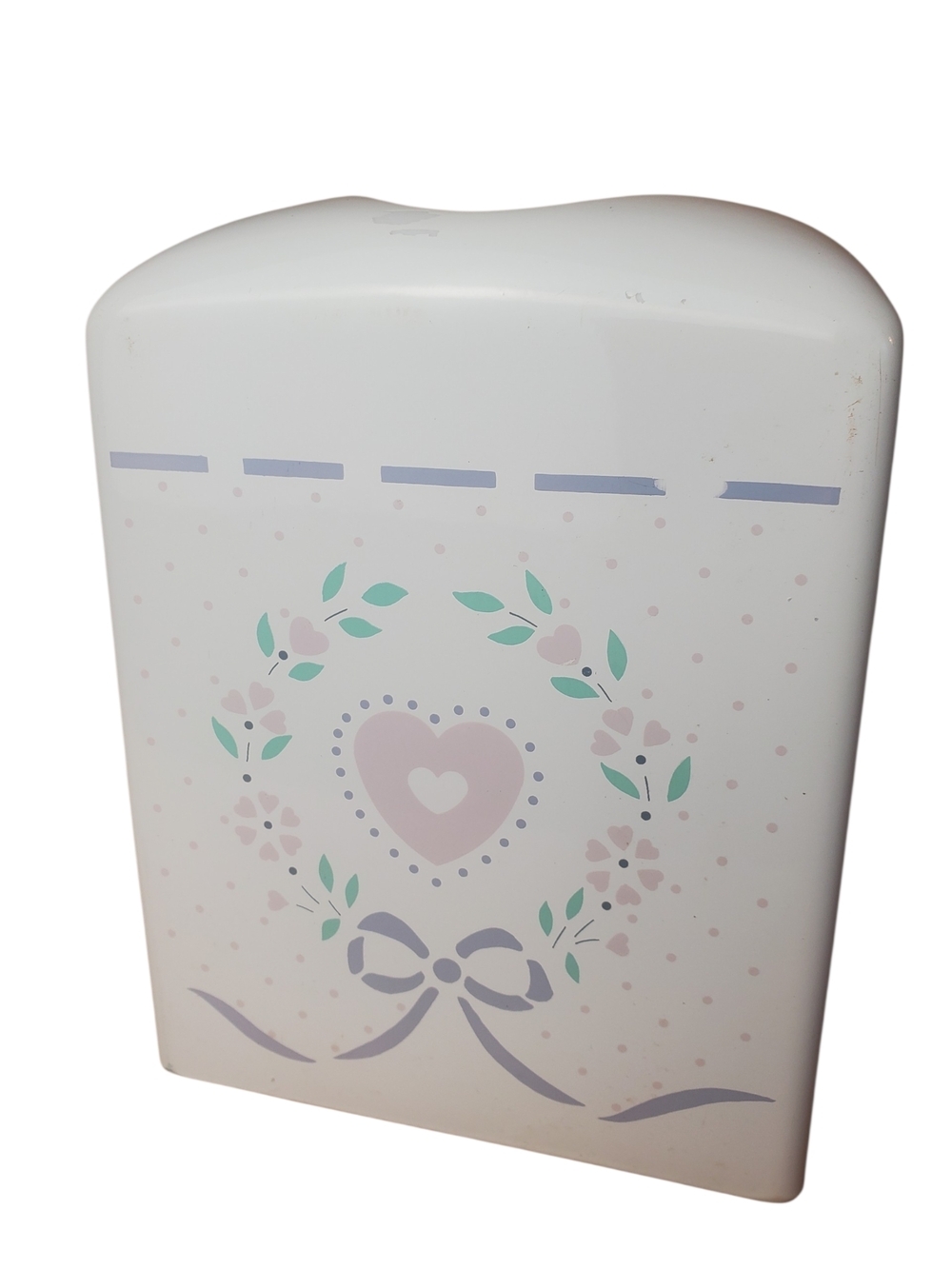 Vintage Saturday Knight Ltd Ceramic Tissue Box Cover Heart Floral Shabby Chic - Picture 3 of 9